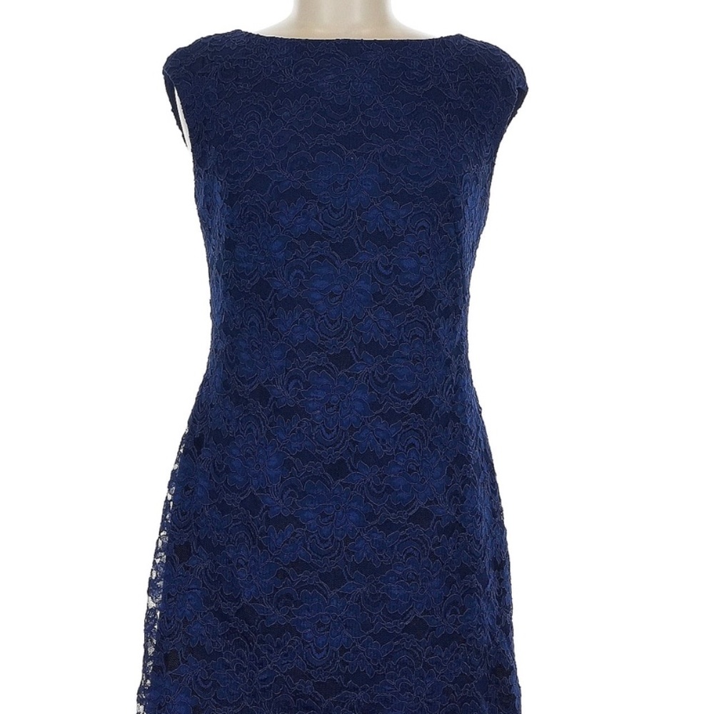 Ralph Lauren Navy Lace  dress
